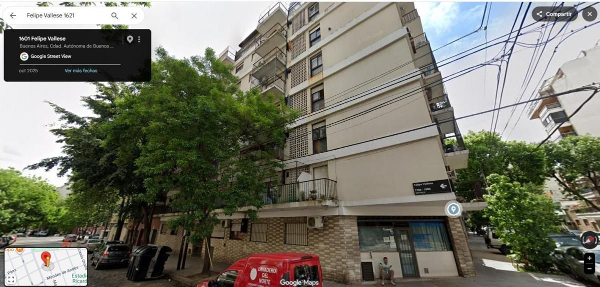 Departamento 2 Ambientes Al Frente con Balcon